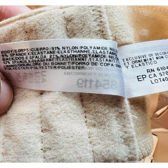 Wacoal Red Carpet Strapless Underwire Bra Sand 38C Convertible Style# 854119 - Picture 7 of 8